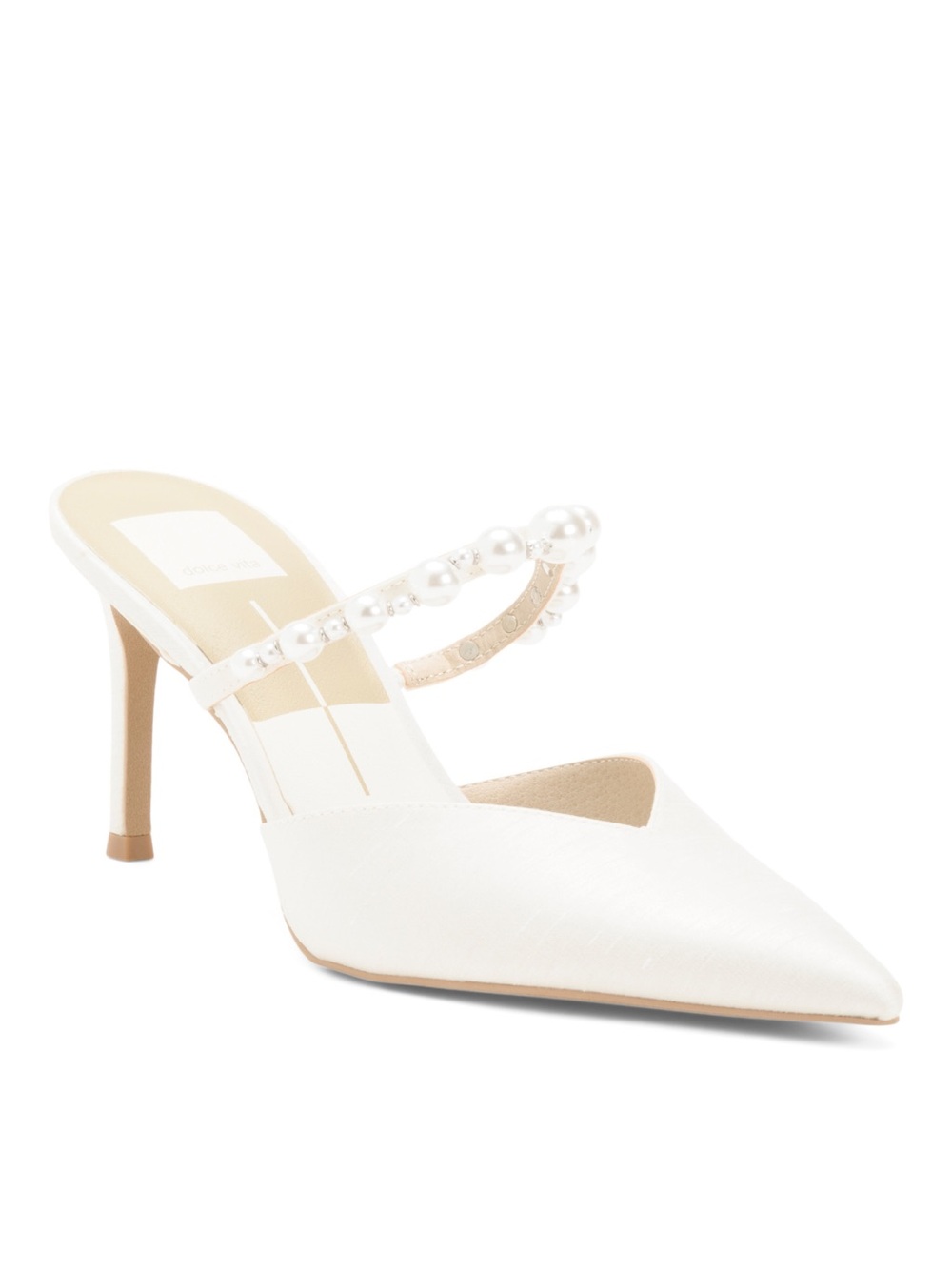 Dolce Vita White Kanika Occasion Heels size 8 NWT